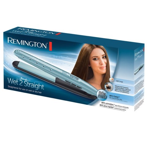 Prostownica REMINGTON Wet2Straight S7300 (kolor błękitny) Prostownica REMINGTON Wet2Straight S7300 (kolor błękitny)