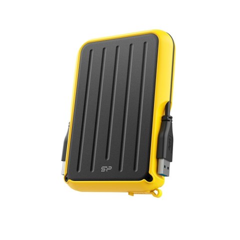 Dysk zewnętrzny HDD Silicon Power Armor A66 (2TB; 2,5"; USB 3.2; Yellow; SP020TBPHD66SS3Y) Dysk zewnętrzny HDD Silicon Power Armor A66 (2TB; 2,5"; USB 3.2; Yellow; SP020TBPHD66SS3Y)