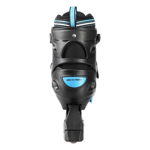 ŁYŻWOROLKI NILS EXTREME NH11912 A 2W1 CZARNO-NIEBIESKIE ROZM. M (35-38) Z WYMIENNĄ PŁOZĄ HOKEJOWĄ