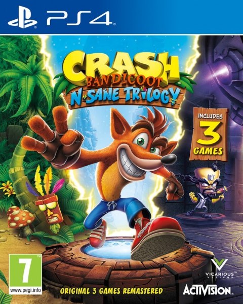 Gra PlayStation 4 Crash Bandicoot N.Sane Trilogy Gra PlayStation 4 Crash Bandicoot N.Sane Trilogy