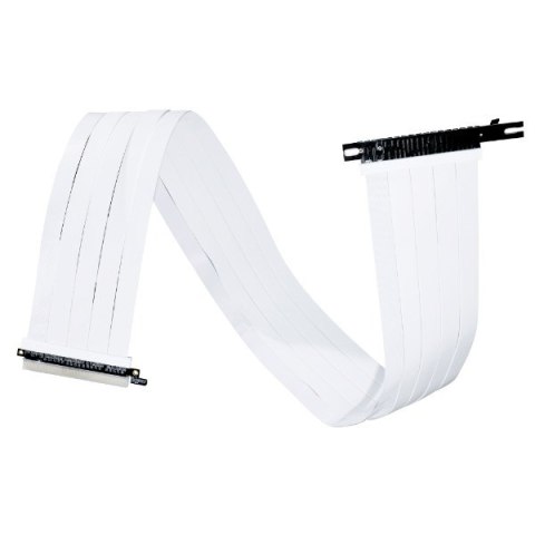 Lian Li PW-PCIV-4-90W PCIe 4.0 Riser Cable - 900mm, biały Lian Li PW-PCIV-4-90W PCIe 4.0 Riser Cable - 900mm, biały