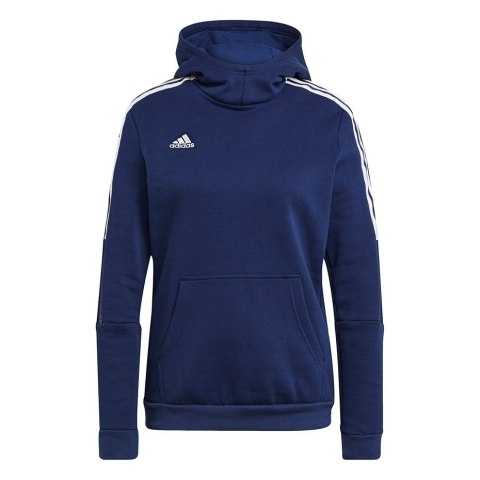 Bluza damska adidas Tiro 21 Sweat Hoody granatowa GK9678 XL Bluza damska adidas Tiro 21 Sweat Hoody granatowa GK9678 XL