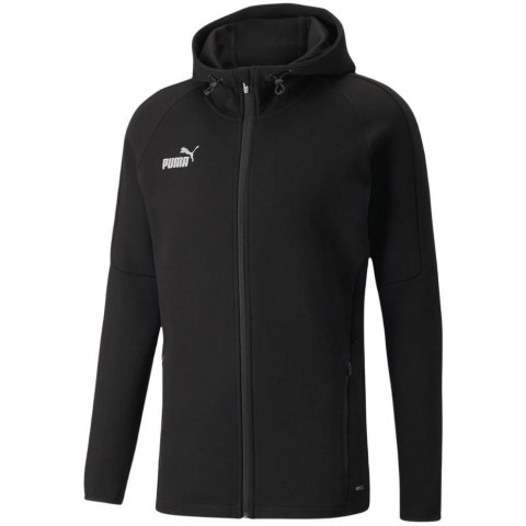 Bluza męska Puma teamFINAL Casuals Hooded Jkt czarna 657383 03 Bluza męska Puma teamFINAL Casuals Hooded Jkt czarna 657383 03