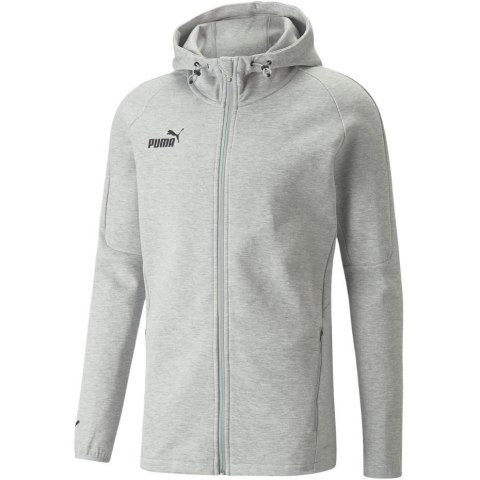 Bluza męska Puma teamFINAL Casuals Hooded Jkt szara 657383 33 Bluza męska Puma teamFINAL Casuals Hooded Jkt szara 657383 33