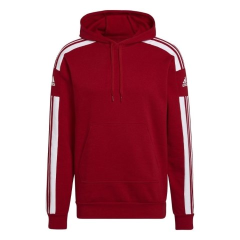Bluza męska adidas Squadra 21 Sweat Hoody czerwona HC6282 2XL Bluza męska adidas Squadra 21 Sweat Hoody czerwona HC6282 2XL