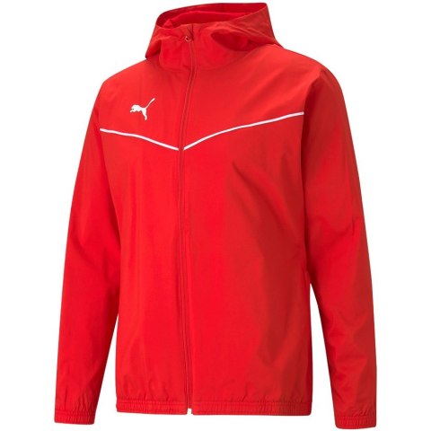 Kurtka męska Puma teamRISE All Weather Jacket czerwona 657396 01 Kurtka męska Puma teamRISE All Weather Jacket czerwona 657396 01