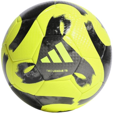 Piłka nożna adidas Tiro League Thermally Bonded żółto-czarna HZ1295 4 Piłka nożna adidas Tiro League Thermally Bonded żółto-czarna HZ1295 4