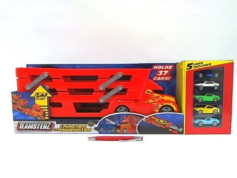 PROMO Auto pojazd Transporter z 5 autkami wyścigowymi laweta TEAMSTERZ 1416669 p3 PROMO Auto pojazd Transporter z 5 autkami wyścigowymi laweta TEAMSTERZ 1416669 p3