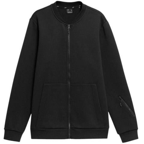 Bluza męska 4F głęboka czerń H4L22 BLM017 20S S Bluza męska 4F głęboka czerń H4L22 BLM017 20S S