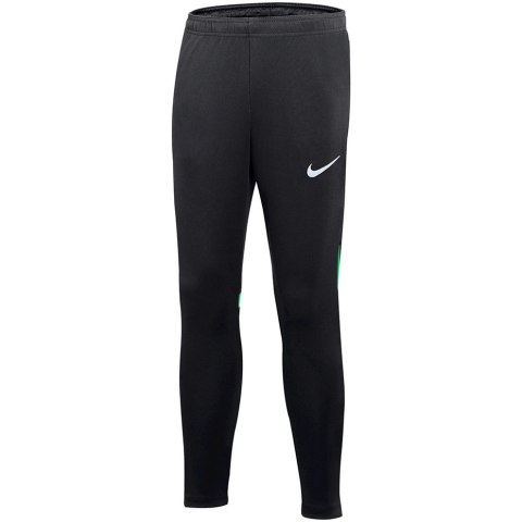 Spodnie dla dzieci Nike Academy Pro Pant Youth czarno-zielone DH9325 011 XL Spodnie dla dzieci Nike Academy Pro Pant Youth czarno-zielone DH9325 011 XL