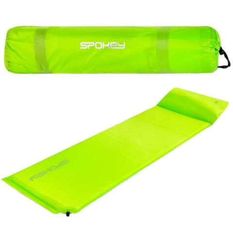 Mata samopompująca z poduszką Spokey Savory Pillow zielona 927851 Mata samopompująca z poduszką Spokey Savory Pillow zielona 927851
