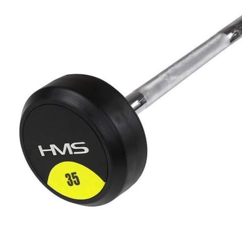 Sztanga/gryf stały gumowany 35 kg HMS GSG35 Sztanga/gryf stały gumowany 35 kg HMS GSG35