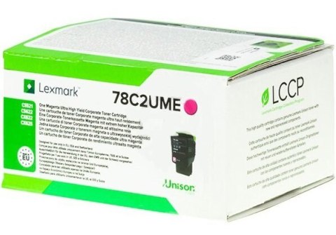 Lexmark Toner 78C2UME Magenta Lexmark Toner 78C2UME Magenta