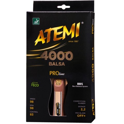 Rakietka do ping ponga Atemi 4000 Balsa anatomical Rakietka do ping ponga Atemi 4000 Balsa anatomical