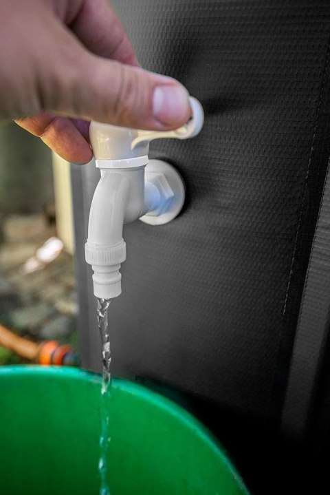 Składany pojemnik na deszczówkę, 250 L, PVC