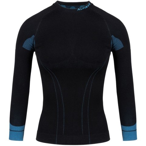 Bluza termoaktywna damska Alpinus Tactical Base Layer czarno-niebieska GT43210 XL Bluza termoaktywna damska Alpinus Tactical Base Layer czarno-niebieska GT43210 XL