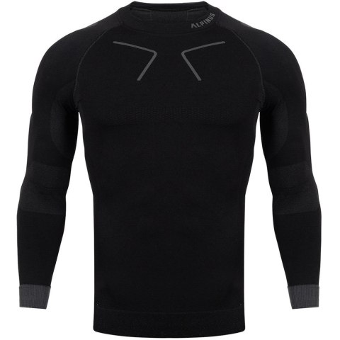 Bluza termoaktywna męska Alpinus Tactical Base Layer czarno-szara GT43219 Bluza termoaktywna męska Alpinus Tactical Base Layer czarno-szara GT43219
