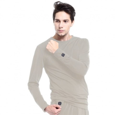 Glovii GJ1GM koszula/top Bluza Wycięcie pod szyją Długi rękaw Elastan, Poliester Glovii GJ1GM koszula/top Bluza Wycięcie pod szyją Długi rękaw Elastan, Poliester