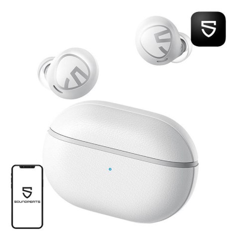 Słuchawki TWS Soundpeats Free2 Classic (białe) Słuchawki TWS Soundpeats Free2 Classic (białe)