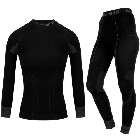 Bielizna termoaktywna damska Alpinus Tactical Base Layer Set czarno-szara GT18370 Bielizna termoaktywna damska Alpinus Tactical Base Layer Set czarno-szara GT18370