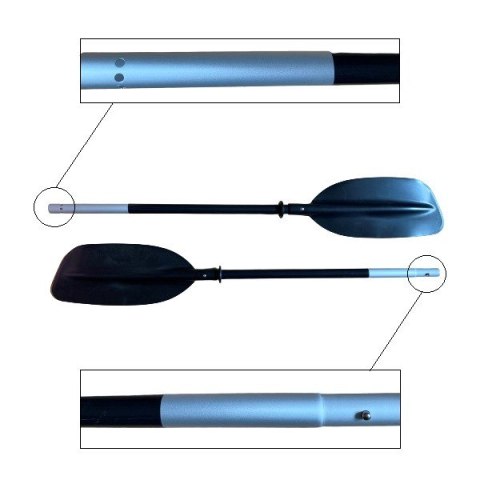 P2I WIOSŁO DO KAJAKU PURE4FUN ALU KAYAK PADDLE P2I WIOSŁO DO KAJAKU PURE4FUN ALU KAYAK PADDLE