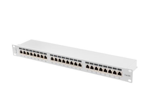 LANBERG PATCH PANEL 24 PORT 1U 19" KAT.6A FTP SZARY PPSA-1024-S LANBERG PATCH PANEL 24 PORT 1U 19" KAT.6A FTP SZARY PPSA-1024-S