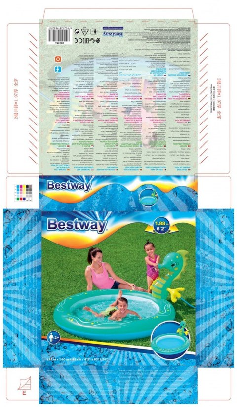 Bestway 53114 basen dla dzieci Basen nadmuchiwany
