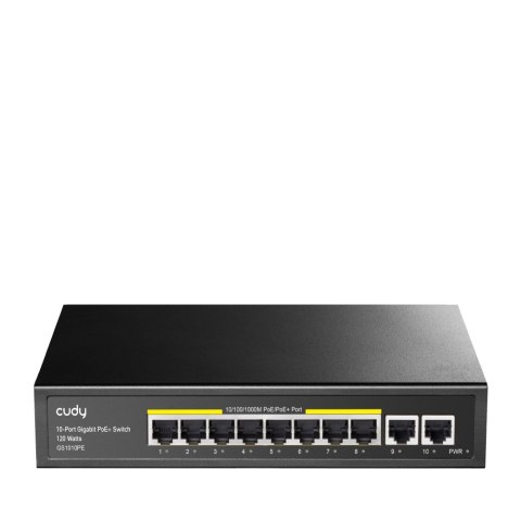 Switch CUDY GS1010PE 8-Port Gigabit PoE+ 120W 2xGbE Uplink Switch CUDY GS1010PE 8-Port Gigabit PoE+ 120W 2xGbE Uplink