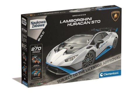 Clementoni Naukowa zabawa. Laboratorium mechaniki. Lamborghini Huracan STO 50917 Clementoni Naukowa zabawa. Laboratorium mechaniki. Lamborghini Huracan STO 50917