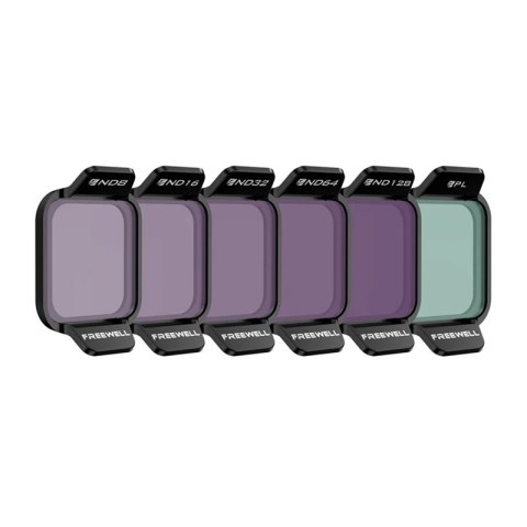 Zestaw 6 filtrów Freewell Standard Day do DJI Flip Zestaw 6 filtrów Freewell Standard Day do DJI Flip