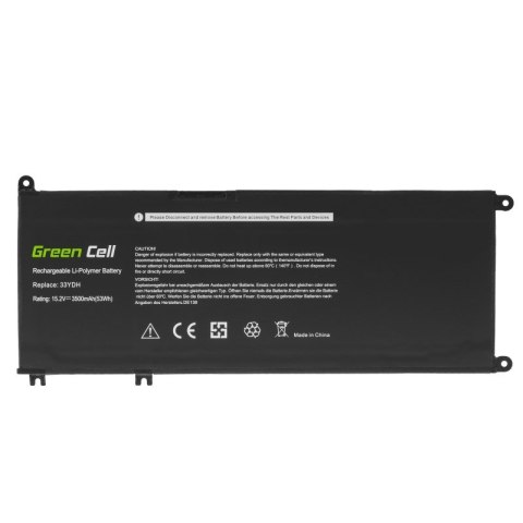 GREEN CELL BATERIA DE138 33YDH DO DELL INSPIRON G3 3579 3779 G5 5587 G7 7588 7577 7779 LATITUDE 3480 3490 3590 3400MAH 15.2V GREEN CELL BATERIA DE138 33YDH DO DELL INSPIRON G3 3579 3779 G5 5587 G7 7588 7577 7779 LATITUDE 3480 3490 3590 3400MAH 15.2V