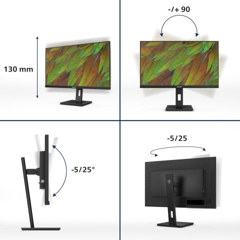 Monitor Philips 27" 27B1N3800/00 IPS 4K UHD 60Hz 2xHDMI DP 5xUSB głośniki