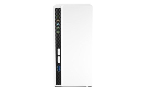 Qnap TS-233, Tower, 2 x 2.5"/3.5" SATA, ARM 2.0GHz Quad core, 2GB, 1 x 1GbE, External adapter (PSU) Qnap TS-233, Tower, 2 x 2.5"/3.5" SATA, ARM 2.0GHz Quad core, 2GB, 1 x 1GbE, External adapter (PSU)