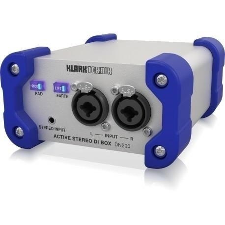 Klark Teknik DN200 V2 DI-Box aktywny 2-kanałowy Klark Teknik DN200 V2 DI-Box aktywny 2-kanałowy