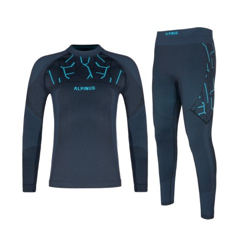 Bielizna termoaktywna dla chłopców Alpinus Tactical Gausdal Set grafitowo-niebieska SI8922 - SI8924 120-136 Bielizna termoaktywna dla chłopców Alpinus Tactical Gausdal Set grafitowo-niebieska SI8922 - SI8924 120-136