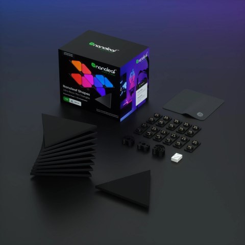 Nanoleaf Shapes Black Mini Triangles Expansion Pack (10 paneli) Nanoleaf Shapes Black Mini Triangles Expansion Pack (10 paneli)