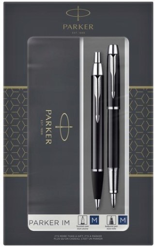 Parker 2093215 zestaw piór Czarny, Srebrny 2 szt.