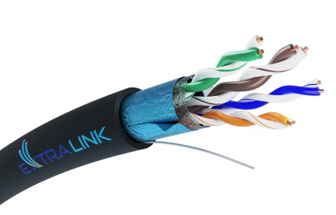 EXTRALINK KABEL SKRĘTKA CAT5E FTP (F/UTP) V2 OUTDO EXTRALINK KABEL SKRĘTKA CAT5E FTP (F/UTP) V2 OUTDO
